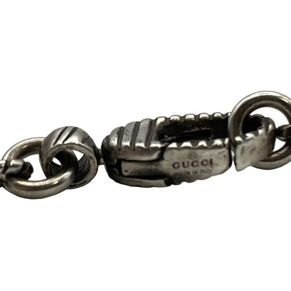 Gucci Necklace Interlocking G Arabesque Silver - image 5